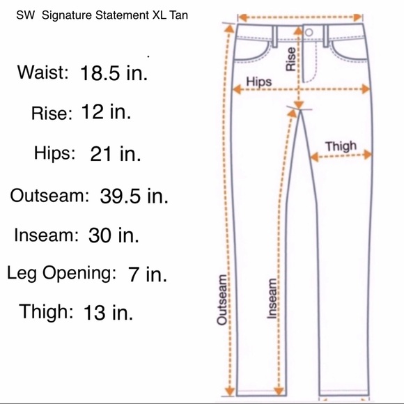 S.W.’s SIGNATURE STATEMENT LIGHTWEIGHT CASUAL PANT - Picture 8 of 8